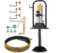 VEVOR Pompe à Graisse Pneumatique Rapport Pression 50:1 Pompe à Seau de Graisse Pneumatique Tuyau 4 m Pistolet à Graisse Pompe à Graisse Portable avec Bouchon du Fût et Tête de Pistolet à Graisse 360°