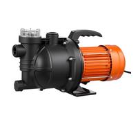 VEVOR Pompe à Jet pour Puits Peu Profond 1300 W Pompe à Jet en PP Débit Max 4800 L/h pour Irrigation de Jardin et Arrosage de Pelouse, avec Hauteur d'Aspiration 8 m, Protection contre la Surchauffe