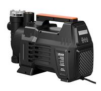 VEVOR Pompe à Jet pour Puits Peu Profond 1300 W Pompe à Jet PP Débit Max 4800 L/h pour Système Irrigation Jardin Arrosage Pelouse, avec Hauteur d'Aspiration 8 m, Commande Électronique Intelligente