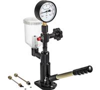 VEVOR Pompe à Tarer les Injecteurs 600 bar Testeur d'Injecteur Testeur de Buse d'Injection Diesel avec Manomètre de Pression, Calibrer la Pression de Carburant