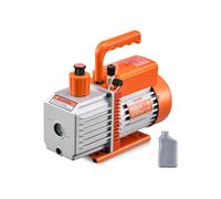VEVOR Pompe à Vide CVC Palettes Rotatives 2 Étages 6 CFM 170 L/min Huile Incluse