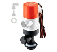 VEVOR Pompe Aération Vivier Bateau Droite 12 V 500 GPH 2 Entrées Eau Douce Salée