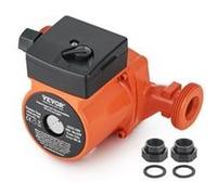 VEVOR Pompe de circulation d'eau chaude LPS25-6S-180 en fonte 3 vitesses 60 L/min 92 W 220 V