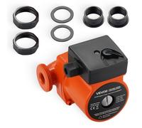 VEVOR Pompe de circulation d'eau chaude en fonte, pompe de chauffage à haut rendement 55 L/min, raccord fileté, réglage à 3 vitesses, fonctionnement silencieux, pour système de chauffage domestique