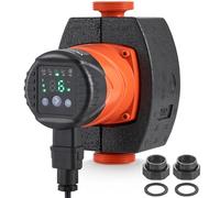 VEVOR Pompe De Circulation D'eau Chaude Pompe De Circulation À Haut Rendement Énergétique Moteur À Aimant Permanent ECM 220 V 60 W, Débit Maximal De 67 L/min, Hauteur De Refoulement Maximale De 8 m, C
