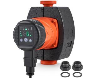 VEVOR Pompe De Circulation D'eau Chaude Pompe De Circulation À Haut Rendement Énergétique Moteur À Aimant Permanent ECM 220 V 22 W, Débit Maximal De 50 L/min, Hauteur De Refoulement Maximale De 4 m, C