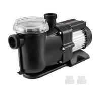 VEVOR Pompe de piscine hors sol, 1500 W, pompe de piscine à vitesse unique 115G PM, vitesse 2850 tr/min, pompe de piscine à tête élévatrice 15 m max. avec panier filtrant, pour piscines hors sol, spas