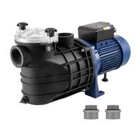 VEVOR Pompe de piscine hors sol, 1900 W/2.5 HP, pompe de piscine à vitesse unique 120GPM, vitesse 2850 tr/min, pompe de piscine à tête élévatrice 16 m max. avec panier filtrant, pour piscines hors sol, spas