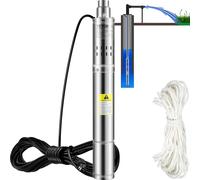 VEVOR Pompe de puits profond 3 pouces 550W Pompe de puits 2100L/h Résistante au sable jusqu'à 5%