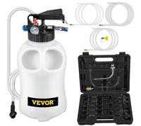 VEVOR Pompe de Remplissage d'Huile de Transmission 10 L Système de Remplissage d'Huile de Transmission ATF avec 14 Adaptateurs Outil de Remplissage d'Huile ATF pour Transfert Liquide Voiture Atelier