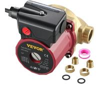 VEVOR Pompe de Surpression Silencieux Pompe à Eau Surpresseur Domestique avec Débit Maximal 50 L/min Hauteur 6 m Boîtier de Pompe en Fonte Tête de Pompe en Laiton pour Faciliter la Circulation d'Eau