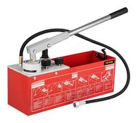 VEVOR Pompe de test de pression hydrostatique, test jusqu'à 60 bar/860 psi, réservoir de 3,2 gallons, kit de testeur de pression d'eau manuel hydraulique avec jauge à trois unités et connexion R 1/2"