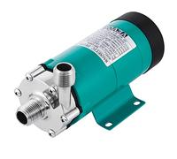 VEVOR Pompe d'Entraînement Magnétique de Qualité Alimentaire MP-15 RP, Pompe à Bière Acier Inoxydable de Qualité, Homebrew Brewing Pompe Fonctionnement Silencieux Déplacer l'Eau d'Entraînement