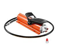 VEVOR Pompe hydraulique à air, 10000 PSI, pompe à pied pneumatique avec boîtier en métal, réservoir 0,69 L, sortie d'huile NPT 16,66 mm, entrée NPT 13,7 mm, pour machines industrielles de précision