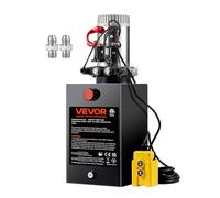 VEVOR Pompe Hydraulique DC 12 V 14 L Groupe Hydraulique Double Effet Débit d'Huile 3,44 L/min Max. Pression de Décharge 22 MPa pour Camion à Benne Basculante Nacelle Élévatrice Remorque Levage Bennage