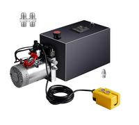 VEVOR Pompe Hydraulique DC 12 V 8 L Groupe Hydraulique Double Effet Débit d'Huile 3,44 L/min Max. Pression de Décharge 22 MPa pour Camion à Benne Basculante Nacelle Élévatrice Remorque Levage Bennage