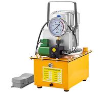 VEVOR Pompe hydraulique électrique 220 V, 1 400 TR/Min, réservoir de Pompe hydraulique électrique 750 W, Pompe hydraulique à air avec manomètre précis, pour Missions telles Que Levage, pressage