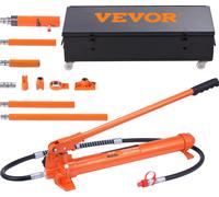 VEVOR Pompe hydraulique manuelle 20t Raccord de tuyau pour pompe manuelle Outils hydrauliques