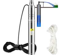 Pompe Immergée Pompe à Eau pour Puits Profond Inox 550 W 35 L/min 108 m