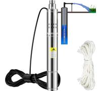 Pompe Immergée Pompe à Eau pour Puits Profond Inox 550 W 35 L/min 108 m