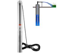VEVOR Pompe immergée pour puits profond 2200 W – inox, 9,8 m³/h, 144 m, IP68