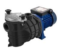 VEVOR Pompe Piscine Filtration 15000 L/h Pompe Circulation Eau Panier Filtre Amovible 1 HP Pompe Plastique Métal 750W 3450 tr/min 50 ℃ 2 Tuyaux Montage pour Piscines Spas Sources thermales HCP750