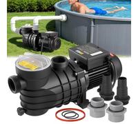 VEVOR Pompe Piscine Hors Sol 250 W Pompe Filtration Piscine 11700 L/h pour Piscines Hors Sol, Spa, Vitesse Unique, avec Panier Filtre, Couvercle, 2850 tr/min, Hauteur Refoulement Max 8 m, 220-240 V CA