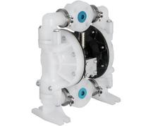 VEVOR Pompe pneumatique à double diaphragme, entrée et sortie industrielles chimiques de 25,4 mm