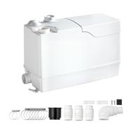 VEVOR Pompe Relevage Douche 800 W 200 L/min Levage 10 m Pompe Eaux Grises | pour Salle de Douche, Évier de Cuisine, Sous-sol, Buanderie, avec 3 Entrées, Lame Inférieure, Clapet Anti-retour Intégré