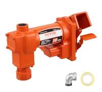 VEVOR Pompe Transfert Carburant 12 V CC 75,7 L/min 1/4 CV Pompe d'Extraction Essence Haut Débit avec Boîte Récupération Carburant pour Mélange d'Essence, Diesel, Kérosène, Éthanol, Méthanol, Biodiesel