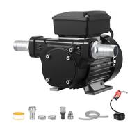 VEVOR Pompe Transfert Carburant 230 V CA Pompe Transfert Diesel Électrique 60 L/min, avec Pistolet de Carburant à Arrêt Automatique, 2 Tuyaux, Hauteur de Refoulement 13,7 m, pour Kérosène, Biodiesel