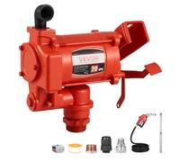 VEVOR Pompe Transfert Carburant 230 V CA Pompe Transfert Diesel Électrique 76 L/min, avec Pistolet Carburant Arrêt Automatique, Tuyau de Refoulement, pour Essence, Kérosène, Biodiesel, Mélange Éthanol