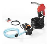 VEVOR Pompe Transfert Carburant Diesel 12 V 15 GPM 56 L/min 1/4 CV Buse Auto