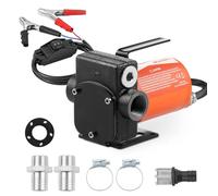 VEVOR Pompe Transfert Carburant Diesel Électrique Portable 12 V CC 5 GPM 19 L/min 1/7 CV Levage 9,14 m Aspiration 2,13 m Entrée Sortie NTP 3/4'', pour Mélange d'Essence, Diesel, Kérosène, Méthanol