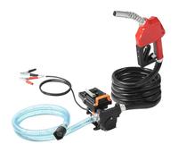 VEVOR Pompe Transfert Carburant Électrique Portable 12 V CC 15 GPM 56 L/min 1/4 CV Buse de Carburant Arrêt Automatique, Long Tuyau Entrée et Sortie, pour Mélange d'Essence, Diesel, Kérosène, Méthanol
