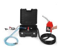 VEVOR Pompe Transfert Diesel 37,8 L/min Pompe Transfert Carburant Électrique Portable avec Buse de Carburant Haut Débit 12 V CC, Tuyau d'Entrée Sortie pour Diesel Kérosène Carburant de Transformateur
