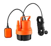 VEVOR Pompe utilitaire, 320 W, pompe à eau submersible portable, 6000 L/H de haut débit, hauteur de levage 7 m, avec cordon d'alimentation 3 m pour drainer l'eau de la piscine, du jardin, du sous-sol