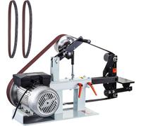 VEVOR Ponceuse à bande 5,08 x 208,28 cm Belt Disc Sander Combo Ponceuse à bande à disque, 2800 r/min Ponceuse à bande et à disque, PH 427 X 30,5 cm Disque de contact en caoutchouc Ponceuse à bande à d
