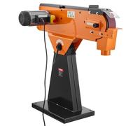 VEVOR Ponceuse à Bande 7,62x200,7 cm Ponceuse à Bande Abrasive 2100 W Machine de Ponçage pour Travail du Bois Métaux, 900 tr/min avec Angle Réglable Bande Abrasive 0°-45° Port d'Aspiration Poussières