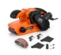 VEVOR Ponceuse à Bande 750 W 7,6x53,3 cm 3,2-6,2 m/s Ponceuse Électrique