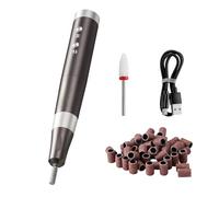 VEVOR Ponceuse à ongles électrique à vitesse variable 30 000 tr/min avec 50 bandes abrasives, ponceuse à ongles électrique pour enlever la peau morte, surface lisse des ongles