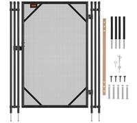 VEVOR Portail de Clôture de Piscine, 1,21x0,76 m, Kit Portillon de Piscine Creusée Amovible, avec Loquet Acier Inoxydable, Porte Facile à Installer Soi-même pour Sécurité Enfants Animaux Domestiques