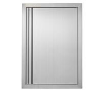 VEVOR Porte d'Accès pour Barbecue, Porte de Cuisine Extérieure Simple de 432x610 mm, Porte Encastrée en Inox, avec Poignée Encastrée, pour Îlot de Barbecue, Station de Grillades, Placard Extérieure