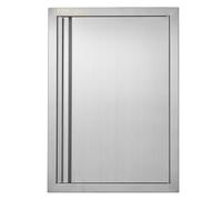 VEVOR Porte d'Accès pour Barbecue, Porte de Cuisine Extérieure Simple de 432x610 mm, Porte Encastrée en Inox, avec Poignée Encastrée, pour Îlot de Barbecue, Station de Grillades, Placard Extérieure