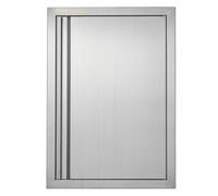 VEVOR Porte d'Accès pour Barbecue, Porte de Cuisine Extérieure Simple de 432x610 mm, Porte Encastrée en Inox, avec Poignée Encastrée, pour Îlot de Barbecue, Station de Grillades, Placard Extérieure
