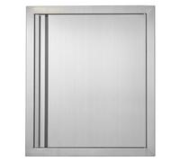 VEVOR Porte d'Accès pour Barbecue, Porte de Cuisine Extérieure Simple de 457x533 mm, Porte Encastrée en Inox, avec Poignée Encastrée, pour Îlot de Barbecue, Station de Grillades, Placard Extérieure