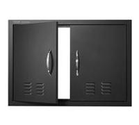 VEVOR Porte d'Accès pour Cuisine Extérieure Barbecue Double Porte 762x533x46 mm