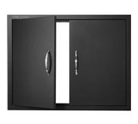 VEVOR Porte d'Accès pour Cuisine Extérieure Barbecue Double Porte 788x610 mm