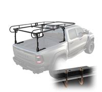 VEVOR Porte-Échelles pour Pickup Charge 454 kg, Support pour Camions avec Largeur Réglable 110-160 cm, Installation Facile, Galerie pour Charges Longues ou Lourdes, Kayak, Planche de Surf, Bois