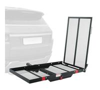 Porte-bagage Avec Remorque - VEVOR - Porte Scooter Fauteuil Roulant d'Attelage Rampe Pliante 226,8kg 115 x 65cm